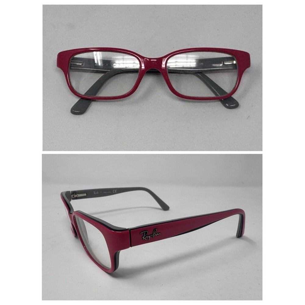 Ray-Ban RB1527 Junior Eyeglass Frames Only 47-15-125 Red Gray 3575 Authentic
